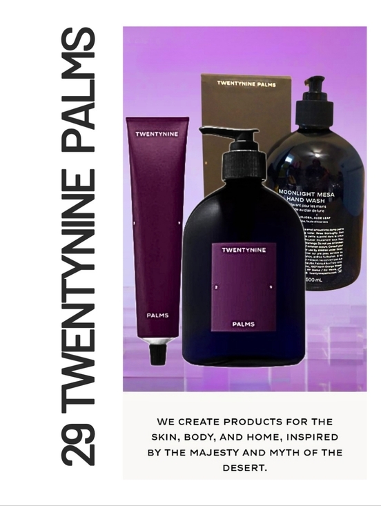 29 Twentynine Palms Other - Twentynine 29 Palms Duo Skincare 2 Piece Set Lotion Hand Wash Spa Salon Products